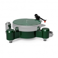 Acoustic Solid - Solid Wood Round Green Turntable
